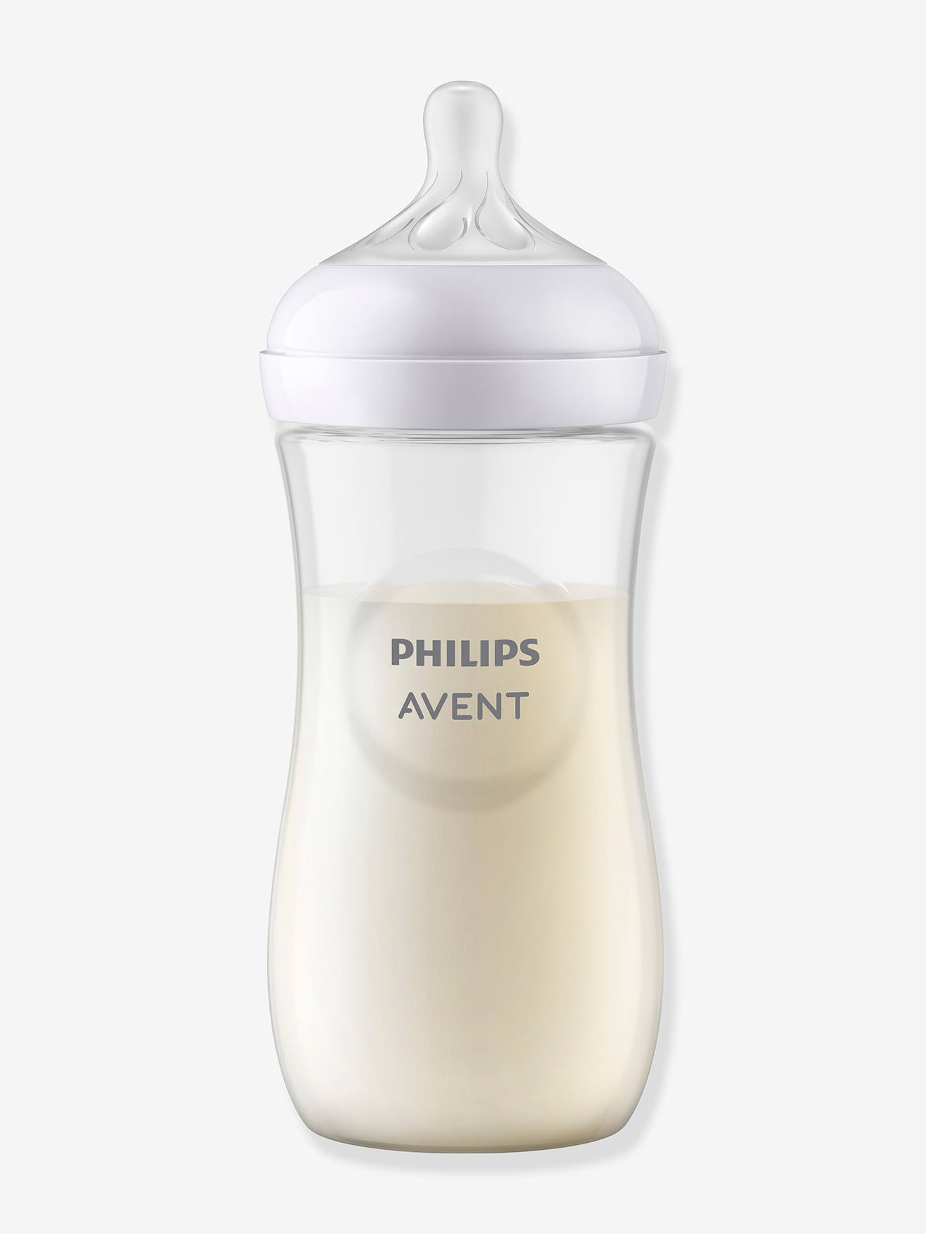 Biberon verre 240 ml Philips AVENT Natural Response - transparent,  Puériculture