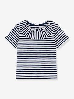 Baby-Baby Bluse mit kurzen Ärmeln PETIT BATEAU