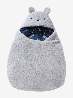 Bébé-Nid d'ange transformable en tapis à langer peluche 