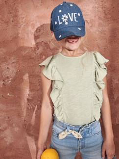Mädchen-Jeans-Mädchen 3/4-Jeans mit Schleife