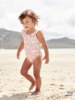 Urlaubskoffer-Mädchen Baby Badeanzug, Vintage-Look
