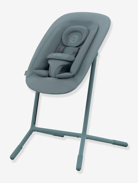 4-in-1-Set: Hochstuhl & Wippe „Lemo 2“ CYBEX sandfarben (Sand white)+Stone blue+Stunning black+Suede grey 