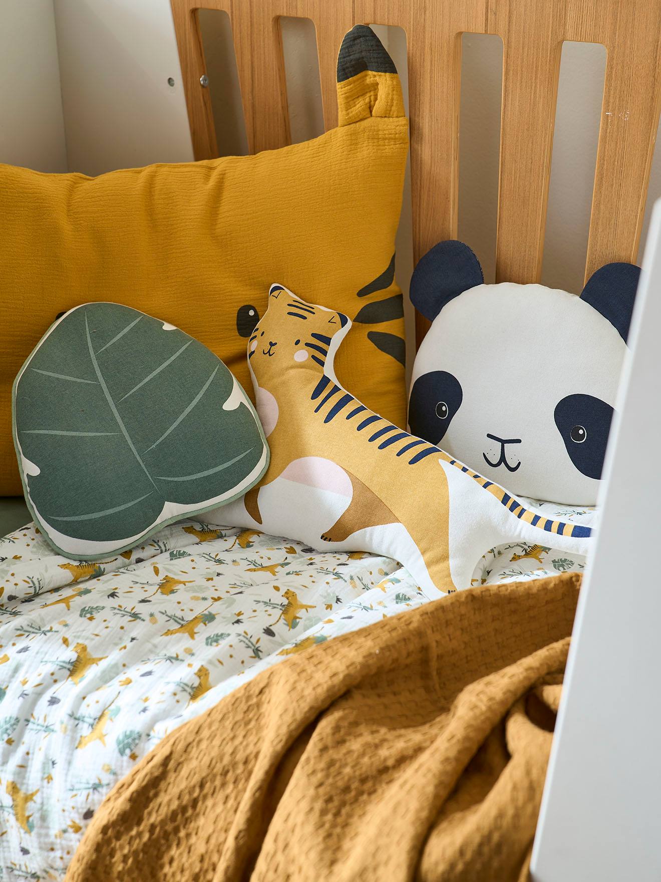 3er-Set Kinderzimmer Kissen „Pandafreunde“