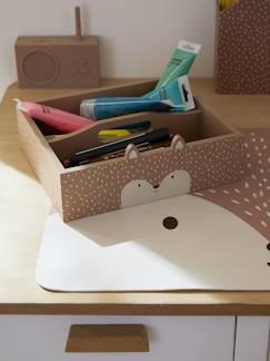 Mädchen-Accessoires-Kinderzimmer Schreibtisch-Organizer „Fuchs“