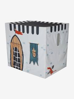 Jouet-Jeux d'imitation-Tente château fort en tissu et bois FSC®