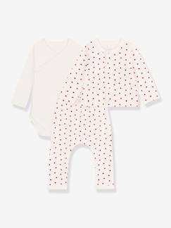 Baby-Baby-Set für Neugeborene PETIT BATEAU, Bio-Baumwolle