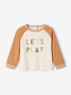 Bébé-T-shirt, sous-pull-T-shirt-Tee-shirt colorblock bébé manches longues