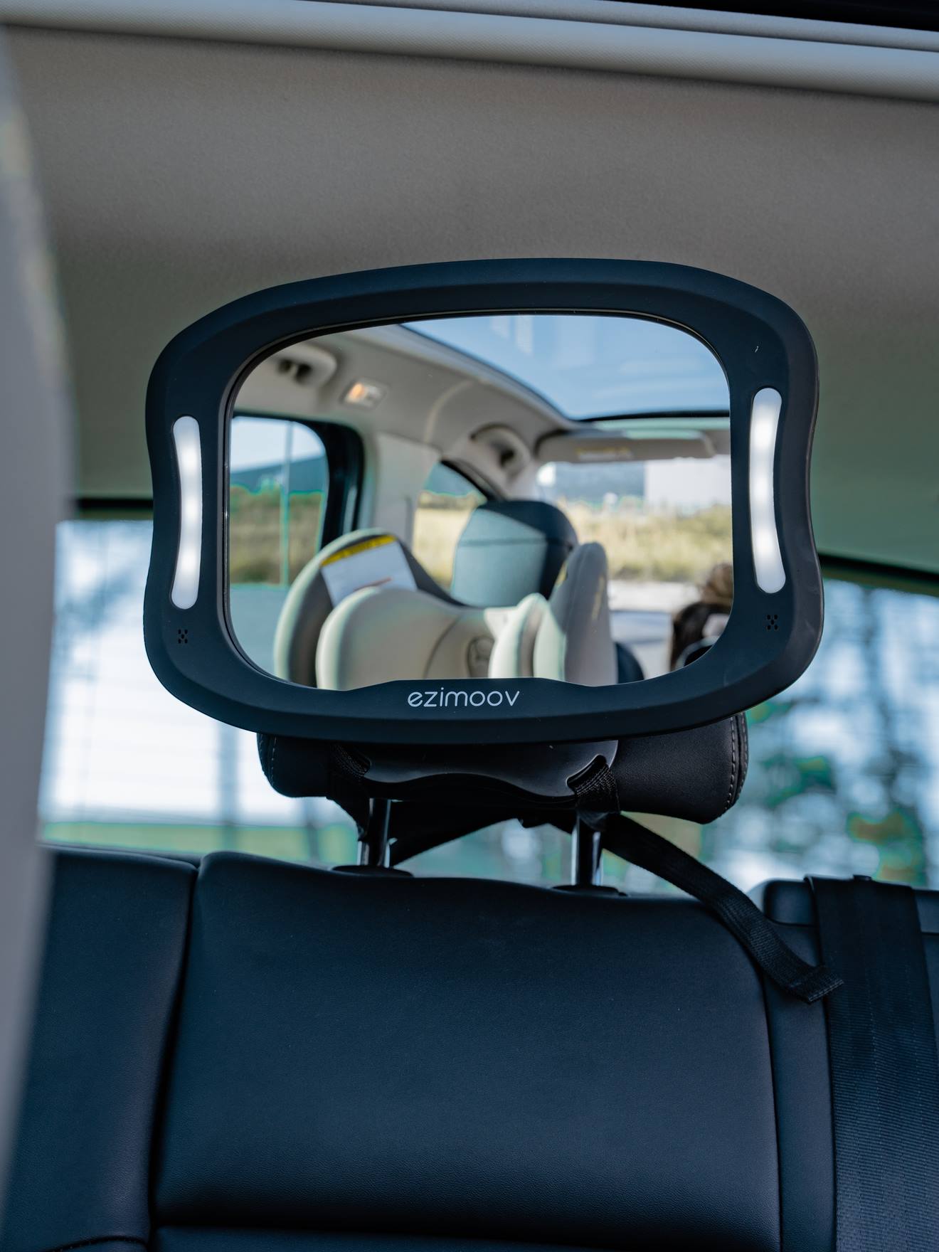 Baby Auto Spiegel 360° - Rücksitzspiegel für Kopfstützen
