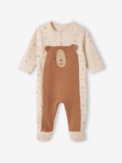 Baby-Strampler, Pyjama, Overall-Baby Strampler mit grosser Windelöffnung Oeko-Tex