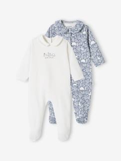 Baby-Strampler, Pyjama, Overall-2er-Pack Baby Strampler, Bio-Baumwolle