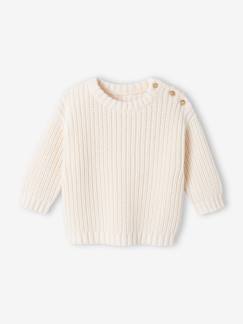 Bébé-Pull, gilet, sweat-Pull-Pull bébé garçon en côte perlée 