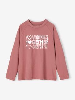 Mädchen-Sportbekleidung-Sport-Shirt mit Glitzermotiv "Together" Sport Mädchen