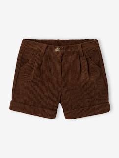 Mädchen-Mädchen Shorts aus Cord, Bundweite verstellbar