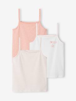 Fille-Lot de 3 débardeurs fantaisie fille BASICS