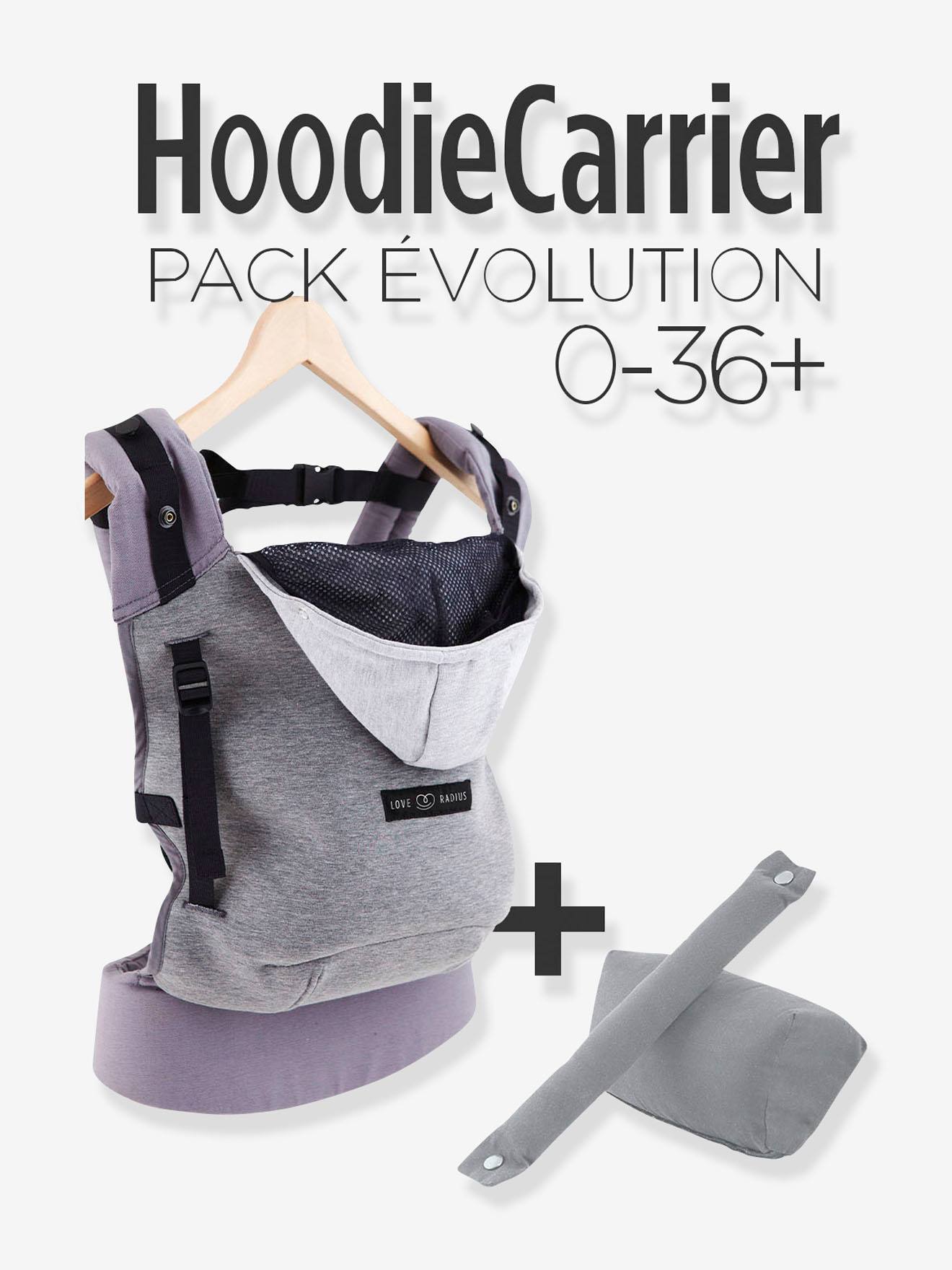 Porte-bébé Hoodie Carrier 2 Gris athlétique LOVE RADIUS, Vente en ligne de  Echarpe de portage et porte bébé