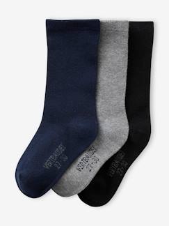 Junge-Unterwäsche-Socken-3er-Pack Jungen Schlauchsocken Oeko-Tex