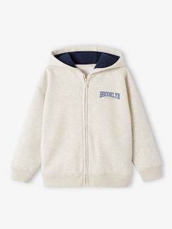 Garçon-Vêtements de sport-Sweat à capuche zippé épuré garçon.