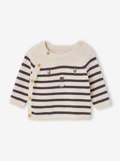 Baby-Pullover, Strickjacke, Sweatshirt-Pullover-Baby Ringelpullover Oeko-Tex