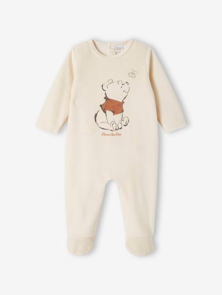 Dors-bien bébé garçon Disney® Winnie l’Ourson en velours vanille 