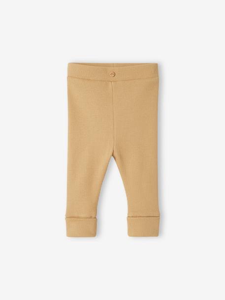 Legging évolutif bébé beige+jaune d'or+marine+rose 