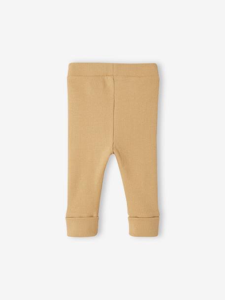 Legging évolutif bébé beige+jaune d'or+marine+rose 