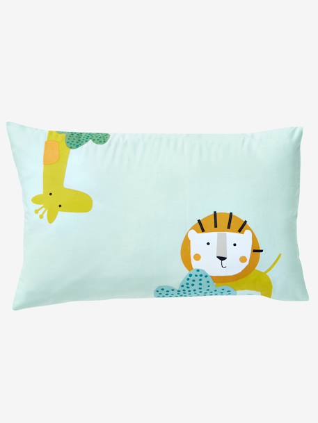 Taie D Oreiller Bebe Jungle Party Vert Clair Imprime Linge De Maison Et Decoration