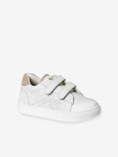 Chaussures-Chaussures fille 23-38-Baskets, tennis-Baskets en cuir enfant