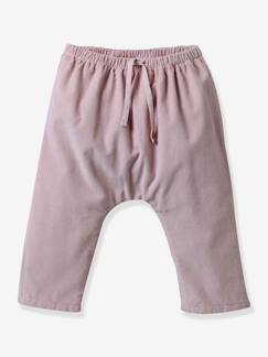 Bébé-Pantalon, jean-Sarouel Bébé en velours CYRILLUS