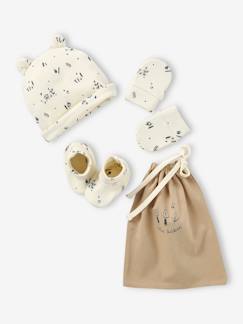 Baby-Jungen Baby-Set: Mütze, Handschuhe & Schühchen Oeko-Tex