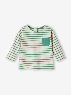 Bébé-T-shirt, sous-pull-T-shirt-Tee-shirt rayé bébé manches longues