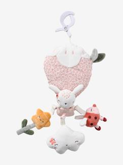 Jouet-Premier âge-Doudous, peluches et jouets en tissu-Jouet d'éveil avec pince VOYAGE AU PAYS ROSE