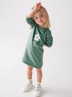 Mädchen-Mädchen Sweatkleid BASIC