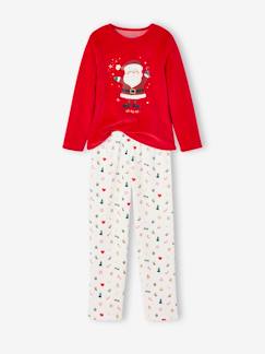 Mädchen-Pyjama, Overall-Mädchen Weihnachts-Schlafanzug aus Samt