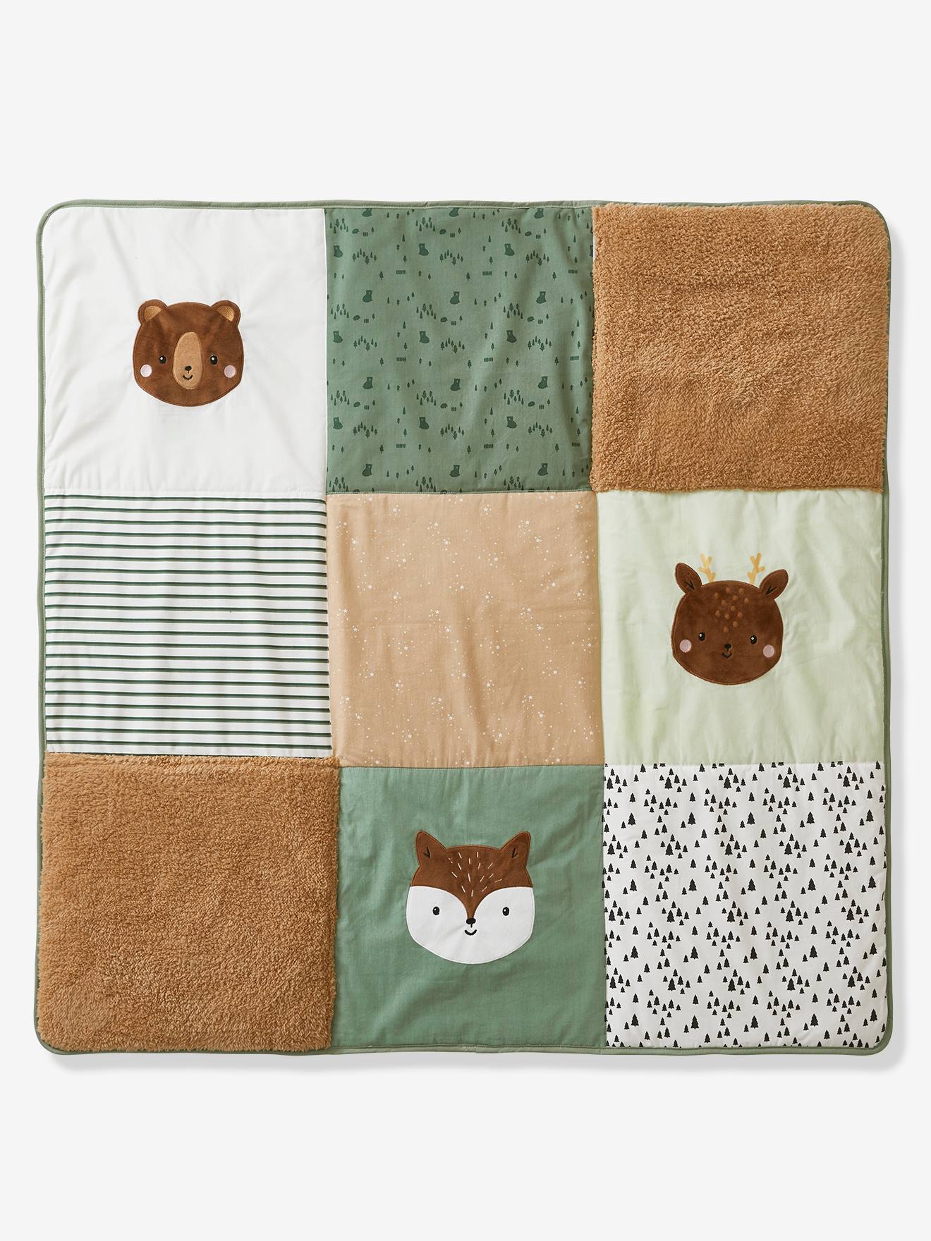 Tapis de sol/fond du parc matelassé 100x100