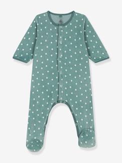 Baby-Baby Samt-Strampler mit Sternen PETIT BATEAU