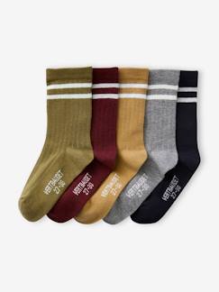 Junge-Unterwäsche-Socken-5er-Pack Jungen Socken BASICS Oeko-Tex