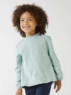 Fille-T-shirt, sous-pull-T-shirt-T-shirt blouse Basics fille détails en macramé