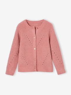 Mädchen-Mädchen Cardigan aus Chenille-Garn