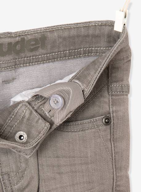 Jean slim garçon Morphologik tour de hanches LARGE BRUT+Gris+Stone 