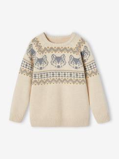 Junge-Pullover, Strickjacke, Sweatshirt-Jungen Pullover, Jacquardmuster