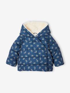 Baby-Mantel, Overall, Ausfahrsack-Mantel-Gefütterte Baby Steppjacke, Wickelform, Recycling-Polyester