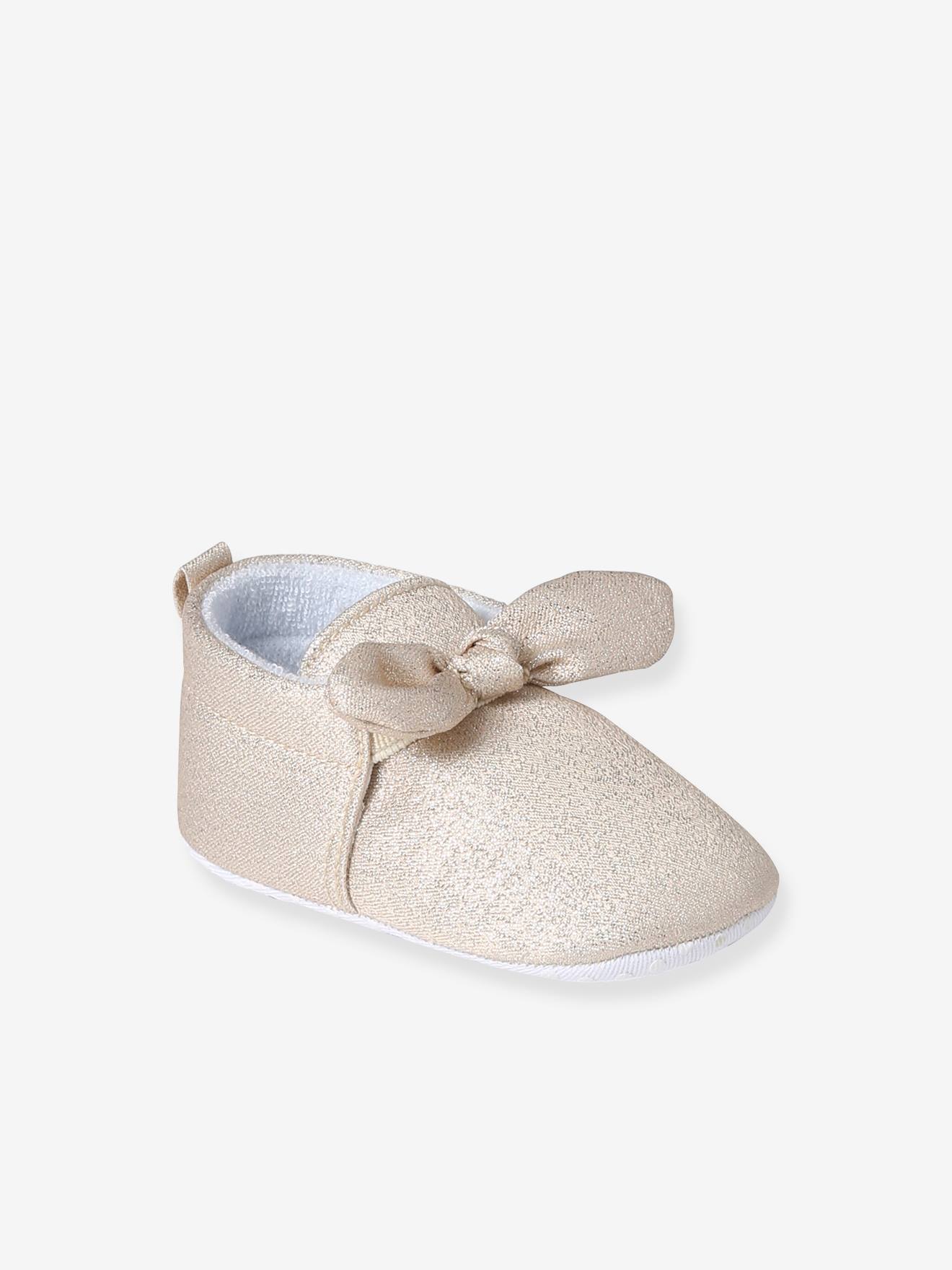 Bébé Fille Chausson Bebe Lacet Chaussons Souples Avec Noeud Bébé