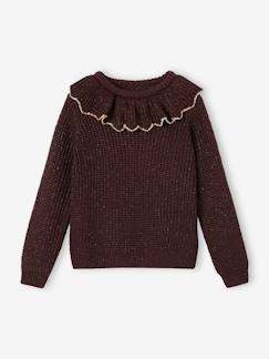 Mädchen-Pullover, Strickjacke, Sweatshirt-Pullover-Mädchen Pullover mit Kragen