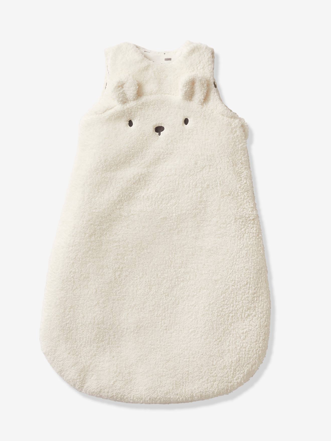 Gigoteuse D'Été Vertbaudet Sans Manches - Coton Oeko-Tex 6-18 Mois, Motifs Pois & Message Doux