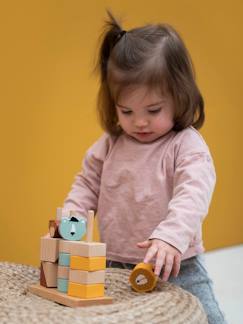 Spielzeug-Erstes Spielzeug-Erstes Lernspielzeug-Baby Tier-Stapelspiel TRIXIE aus Holz FSC