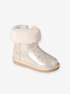 Boots enfant fille fourrées zippées