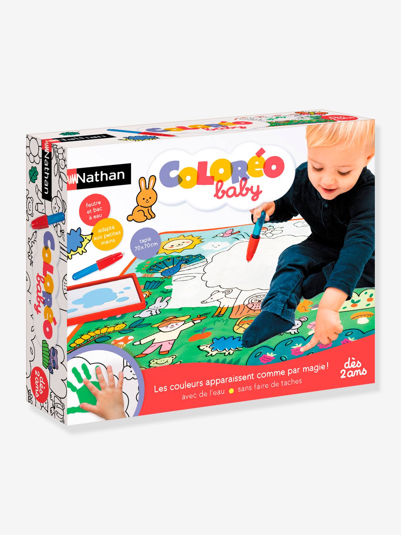 Meine ersten Malübungen - Coloréo Baby - NATHAN - weiss, Spielzeug