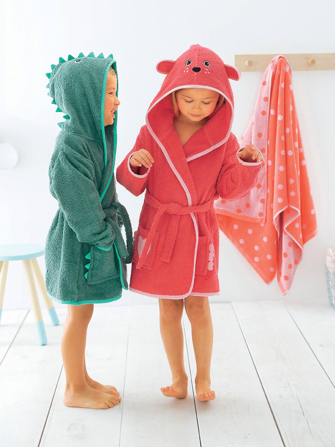 Peignoir Enfant Animal Personnalisable Grenadine Linge De Maison Et Decoration