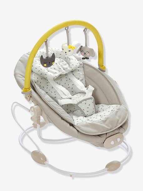 Balancelle avec arche de jeux Babyswing VERTBAUDET Beige+BLEU FONCE+Gris 