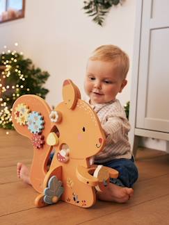 Spielzeug-Erstes Spielzeug-Erstes Lernspielzeug-Baby Activity-Eichhörnchen aus Holz FSC